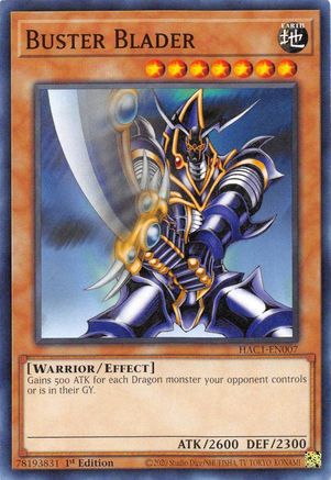 Buster Blader (HAC1-EN007) - Hidden Arsenal: Chapter 1 1st Edition