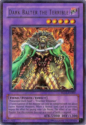 Dark Balter the Terrible (HL03-EN007) - Hobby League 3 Unlimited