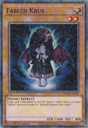 Fabled Krus (Duel Terminal) - HAC1-EN129 - Hidden Arsenal: Chapter 1 1st Edition