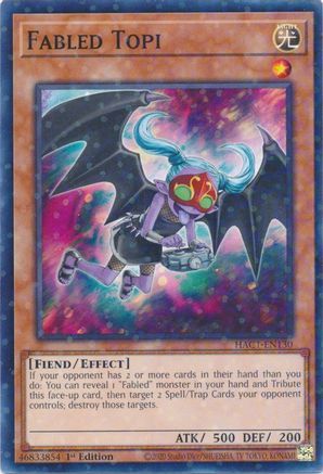 Fabled Topi (Duel Terminal) (HAC1-EN130) - Hidden Arsenal: Chapter 1 1st Edition