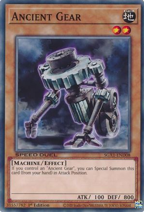 Ancient Gear - SGX1-END08 - Speed Duel GX: Duel Academy Box 1st Edition