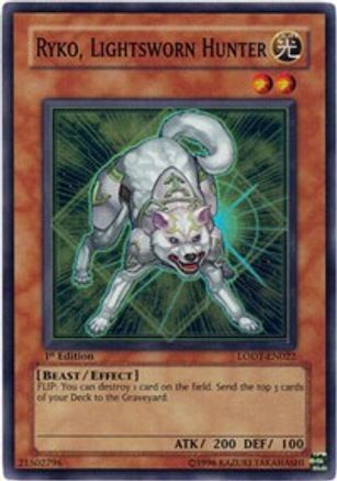 Ryko, Lightsworn Hunter (LODT-EN022) - Light of Destruction 1st Edition