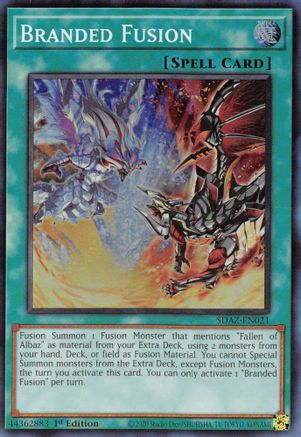 Branded Fusion (SDAZ-EN021) - Structure Deck: Albaz Strike 1st Edition