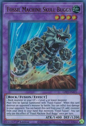 Fossil Machine Skull Buggy (GFP2-EN021) - Ghosts From the Past: The 2nd Haunting 1st Edition