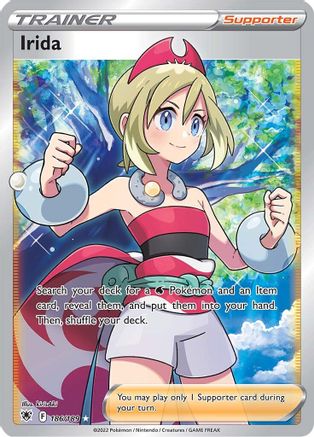 Irida (Full Art) 186/189 - SWSH10 Astral Radiance Holofoil