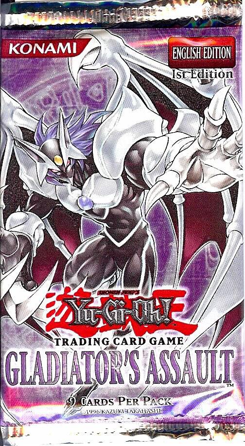 Yugioh Gladiator's Assault 1st Edition - English Booster Pack
