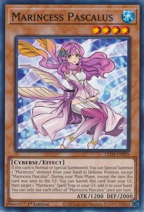 Marincess Pascalus (LED9-EN039) - Legendary Duelists: Duels From the Deep 1st Edition