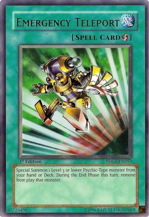 Emergency Teleport (TDGS-EN053) - The Duelist Genesis 1st Edition