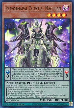 Performapal Celestial Magician (LDS3-EN130) - Legendary Duelists: Season 3 1st Edition