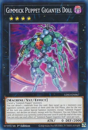 Gimmick Puppet Gigantes Doll - LDS3-EN067 - Legendary Duelists: Season 3 1st Edition
