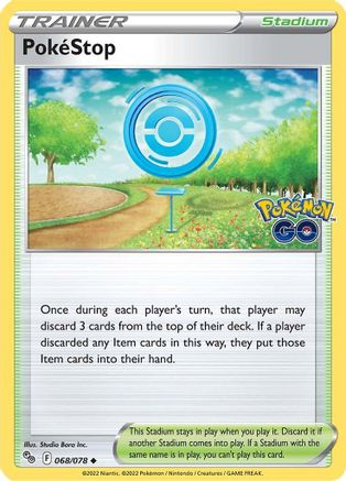 PokeStop 68/78 - Pokemon GO Reverse Holofoil