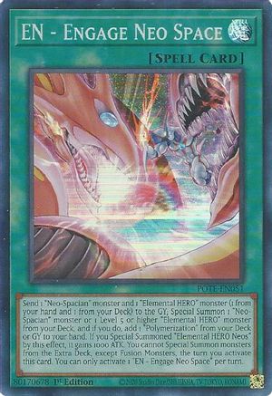 EN - Engage Neo Space (POTE-EN051) - Power of the Elements 1st Edition