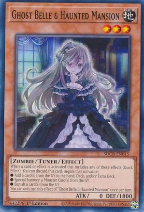 Ghost Belle & Haunted Mansion - SDCB-EN015 - Structure Deck: Legend of the Crystal Beasts 1st Edition