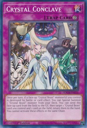 Crystal Conclave (SDCB-EN036) - Structure Deck: Legend of the Crystal Beasts 1st Edition