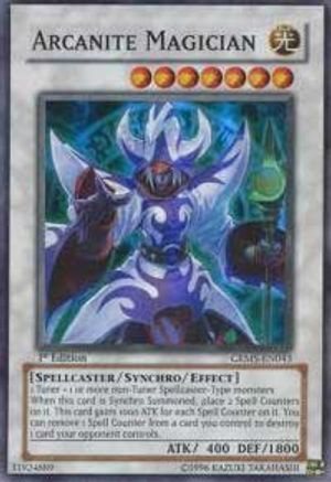 Arcanite Magician (CRMS-EN043) - Crimson Crisis 1st Edition