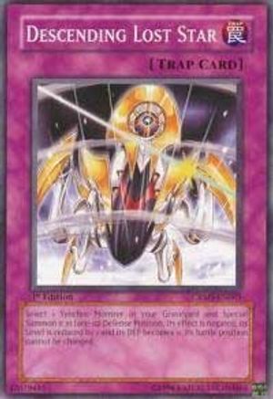 Descending Lost Star (CRMS-EN065) - Crimson Crisis 1st Edition