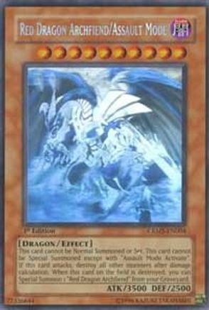 Red Dragon Archfiend/Assault Mode (Ghost Rare) (CRMS-EN004) - Crimson Crisis Unlimited