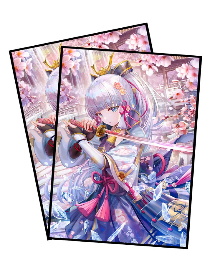 Kamisato Ayaka Genshin Impact Standard Holographic Card Sleeves 60ct