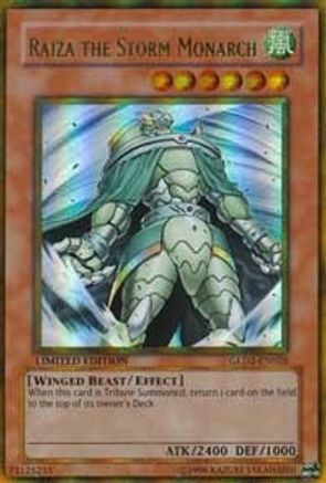 Raiza the Storm Monarch (GLD2-EN026) - Gold Series 2009 Limited