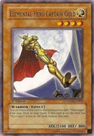 Elemental Hero Captain Gold (DP06-EN004) - Duelist Pack 6: Jaden Yuki 3 Unlimited