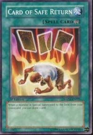 Card of Safe Return (SDZW-EN021) - Structure Deck: Zombie World 1st Edition