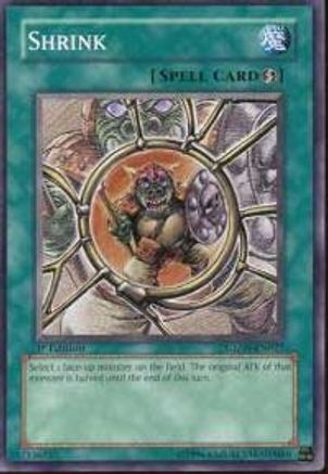 Shrink (SDZW-EN027) - Structure Deck: Zombie World 1st Edition