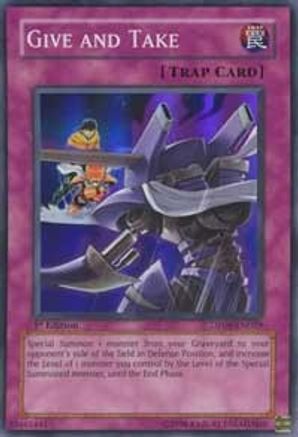 Give and Take - DP08-EN029 - Duelist Pack 8: Yusei Fudo 1st Edition