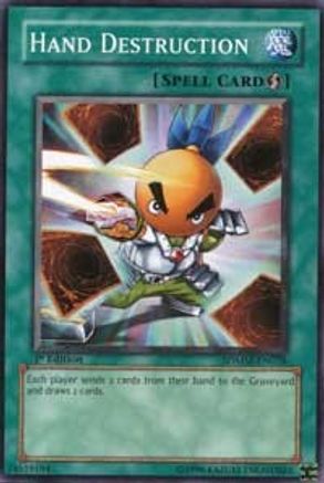 Hand Destruction (SDMM-EN028) - Structure Deck: Machina Mayhem 1st Edition