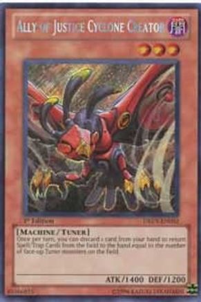 Ally of Justice Cyclone Creator (DREV-EN092) - Duelist Revolution Unlimited