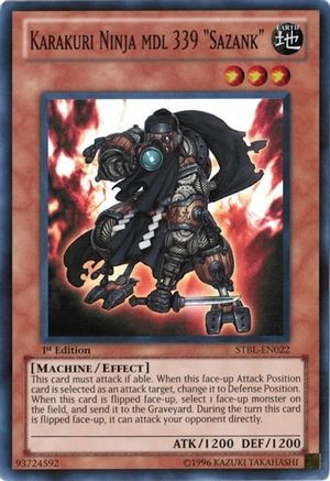 Karakuri Ninja mdl 339 "Sazank" (STBL-EN022) - Starstrike Blast 1st Edition