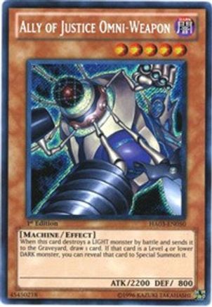 Ally of Justice Omni-Weapon - HA03-EN050 - Hidden Arsenal 3 1st Edition
