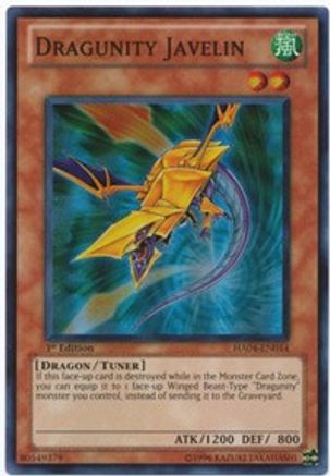 Dragunity Javelin (HA04-EN014) - Hidden Arsenal 4 1st Edition