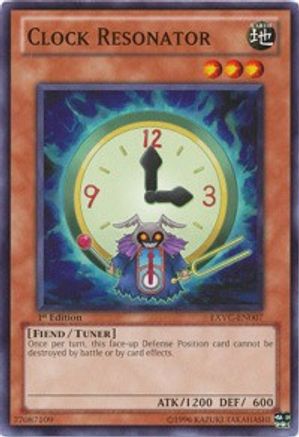 Clock Resonator (EXVC-EN007) - Extreme Victory 1st Edition