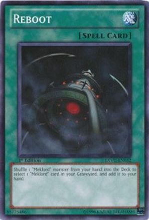 Reboot (EXVC-EN052) - Extreme Victory 1st Edition