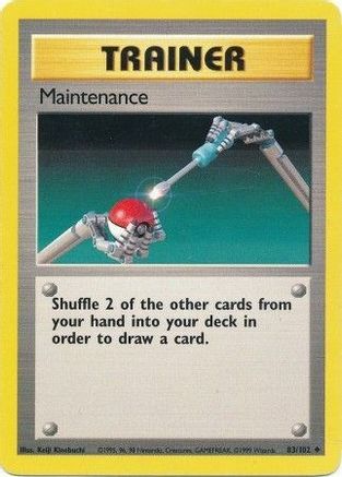 Maintenance 83/102 - Base Set