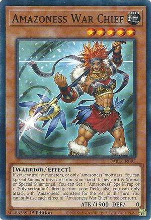 Amazoness War Chief - DABL-EN095 - Darkwing Blast 1st Edition