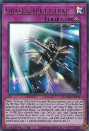 Gravekeeper's Trap - MAMA-EN029 - Magnificent Mavens 1st Edition