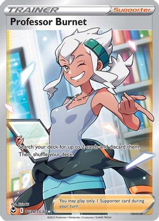 Professor Burnet TG26/30 - SWSH12 Silver Tempest Trainer Gallery Holofoil