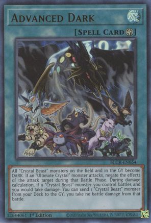 Advanced Dark (BLCR-EN054) - Battles of Legend: Crystal Revenge 1st Edition