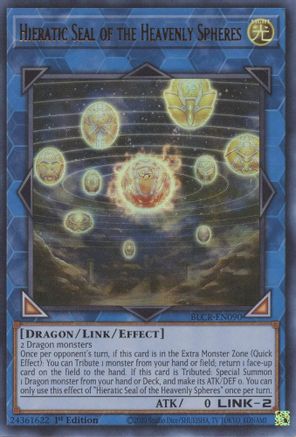 Hieratic Seal of the Heavenly Spheres (BLCR-EN090) - Battles of Legend: Crystal Revenge 1st Edition