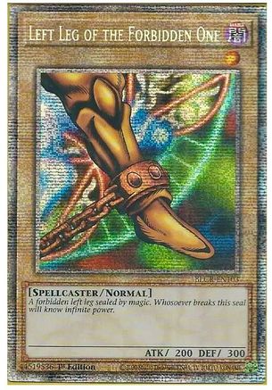 Left Leg of the Forbidden One (Starlight Rare) - BLCR-EN103 - Battles of Legend: Crystal Revenge 1st Edition