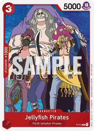Jellyfish Pirates (One Piece Film Red) (P-012) - One Piece Promotion Cards