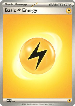 Basic Lightning Energy - 004 4 - SVE Scarlet & Violet Energies
