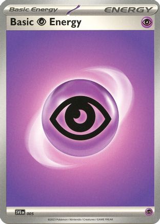 Basic Psychic Energy - 005 5 - SVE Scarlet & Violet Energies