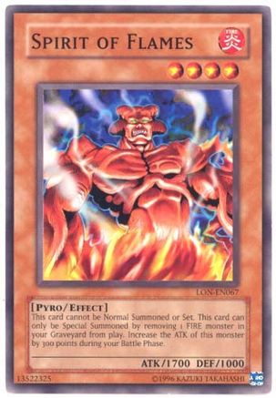 Spirit of Flames (LON-EN067) - Labyrinth of Nightmare (Worldwide English) Unlimited
