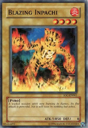 Blazing Inpachi (IOC-EN061) - Invasion of Chaos (Worldwide English) Unlimited