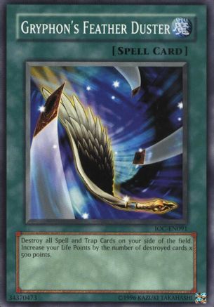 Gryphon's Feather Duster (IOC-EN091) - Invasion of Chaos (Worldwide English) Unlimited