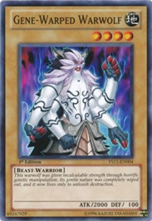 Gene-Warped Warwolf - YS11-EN004 - Starter Deck: Dawn of the Xyz 1st Edition