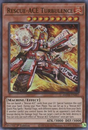 Rescue-ACE Turbulence (AMDE-EN007) - Amazing Defenders 1st Edition