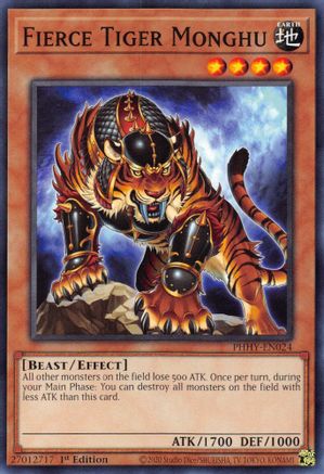 Fierce Tiger Monghu (PHHY-EN024) - Photon Hypernova 1st Edition